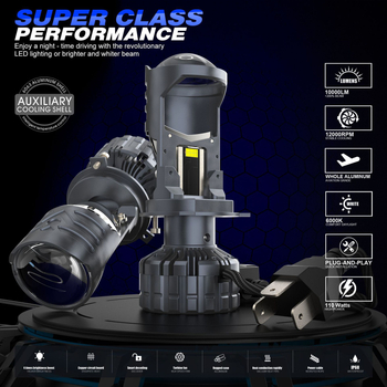 Automobilska LED svjetla V30 H4 s fokusnom lećom, 70W, 9-60V, IP68, 5000-7000 lm