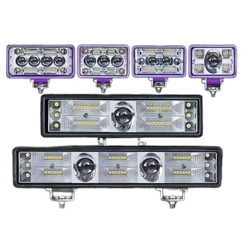 24V-os LED első fényszóró elektromos járművekhez, vízálló, 3000 lm, Laser Cannon stílus