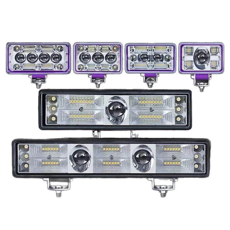 24V-os LED első fényszóró elektromos járművekhez, vízálló, 3000 lm, Laser Cannon stílus