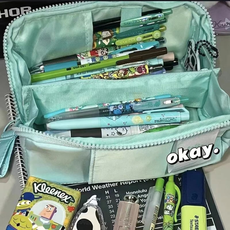 Θήκη μολυβιών με αναδιπλούμενο πρισματικό σχέδιο и μεγάλη χωρητικότητα – unisex, INS στιλ