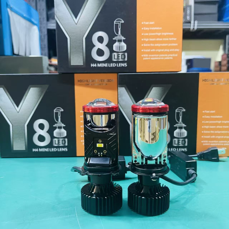 Y7d-h4 Matrix stílusú H4 fényszóró, 12-24V DC, 6500LM