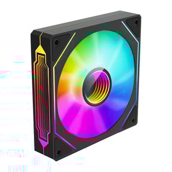 Prism 4PRO 120 mm PWM ARGB számítógépház ventillátor hőmérséklet-szabályozással, 5V 3-pin