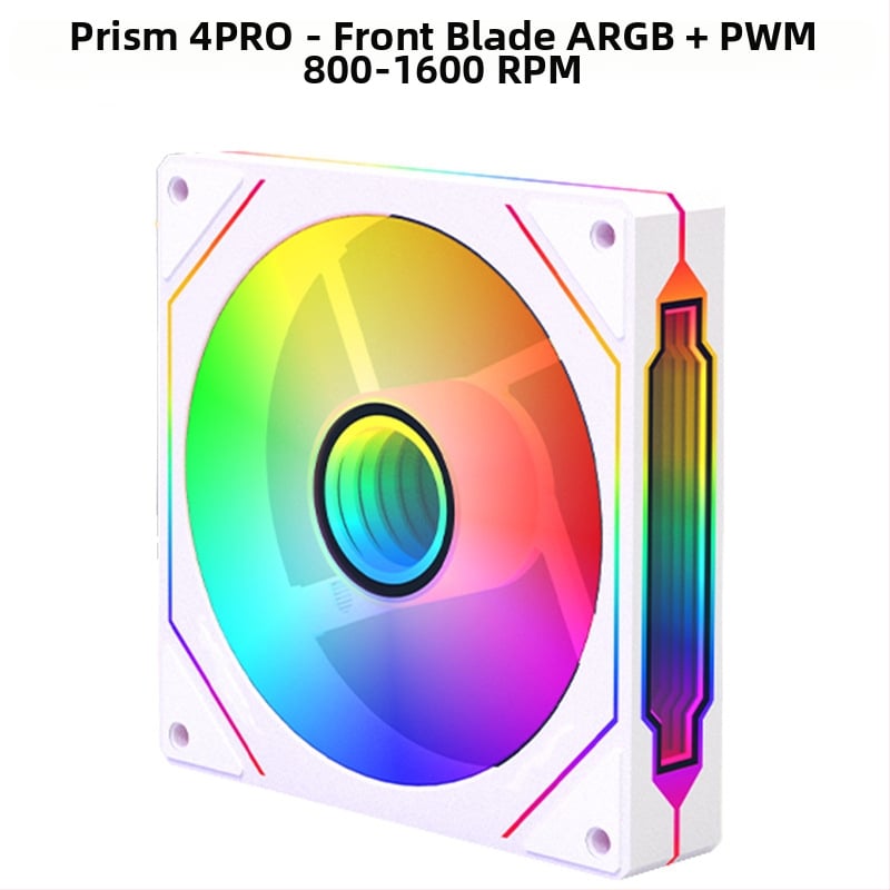 Prism 4PRO 120 mm PWM ARGB számítógépház ventillátor hőmérséklet-szabályozással, 5V 3-pin