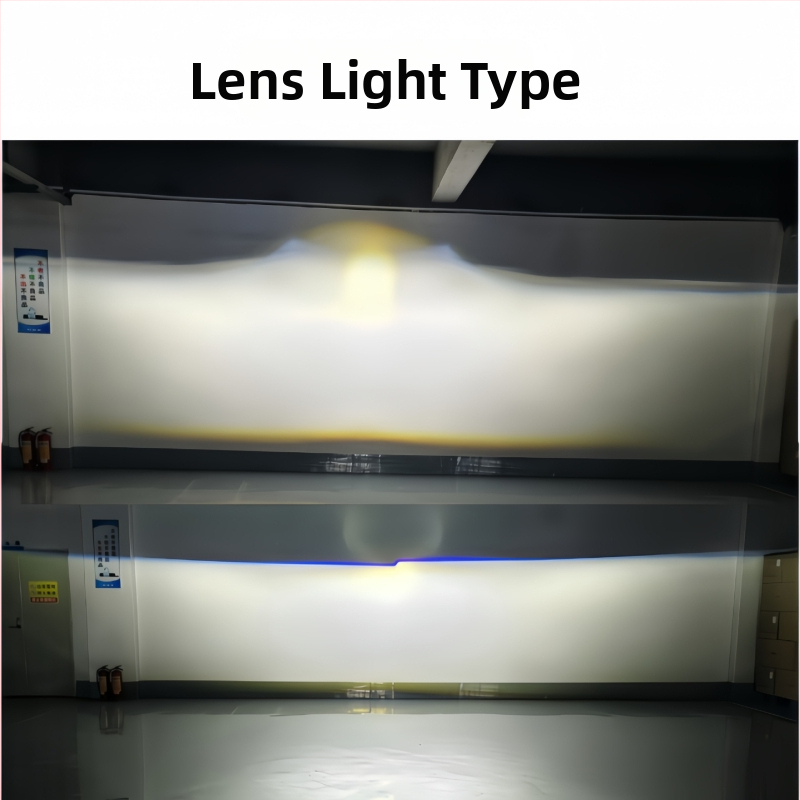 Intelligens követő LED fényszóró lencse autóhoz — 65W, 9–16V, 8600 lm, 30 000 óra, alumíniumötvözet