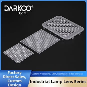 Φακός εξωτερικού φωτισμού, γωνία δέσμης 90°, UV-ανθεκτικό PC, συμβατός με LED πηγές 3030/2835, μοντέλο DK-282-90-lens-196h1