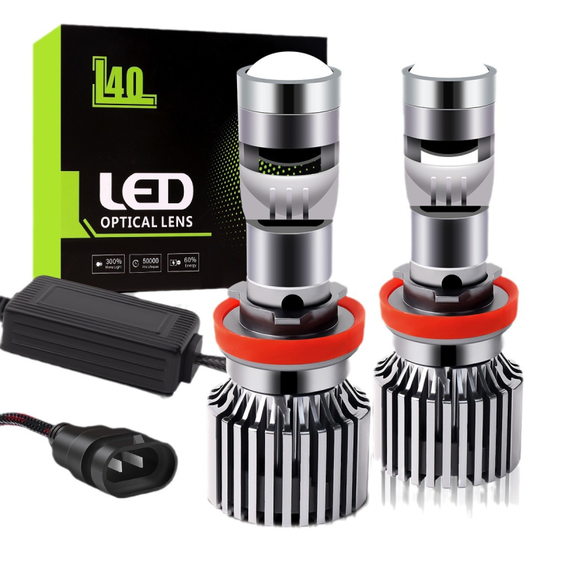 L40 LED autófényszóró – 12V, 33W, 8000LM, IP68, alumínium ház