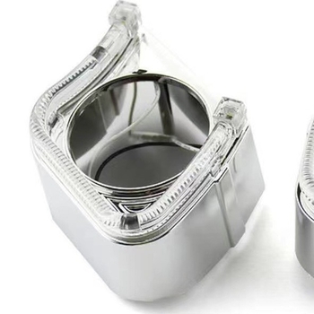 Dekorativni poklopac za far auta s LED Angel Eye, U-oblik vodilica svjetla, integrirani poklopac, 12V, 8W, univerzalno kompatibilno