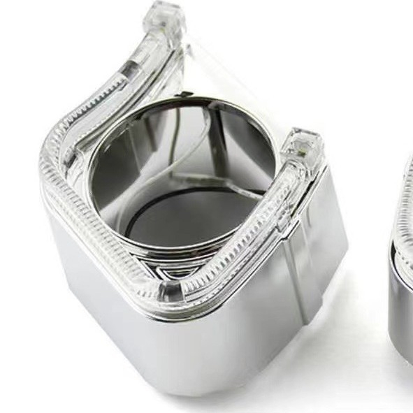 Dekorativni poklopac za far auta s LED Angel Eye, U-oblik vodilica svjetla, integrirani poklopac, 12V, 8W, univerzalno kompatibilno