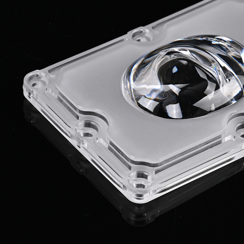 Μονάδα φακών ηλιακού δρόμου με PC οπτικό φακό, φακός LED 5050, γωνία δέσμης 85×155°, διαπερατότητα 90–93%, μοντέλο JC-ML236-70-3H1