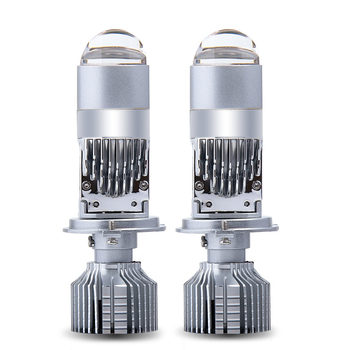 Motorkerékpár LED fényszóró H4 mátrix lencsével, Y1MT, 36W, 12V, IP67