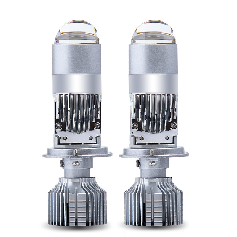 Motorkerékpár LED fényszóró H4 mátrix lencsével, Y1MT, 36W, 12V, IP67