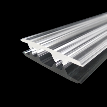 PMMA οπτικοί φακοί με διπλή σειρά και γραμμικοί φακοί φωτισμού, γωνίες δέσμης 30°/60°/90°, διαπερατότητα 89–92%, μοντέλο 7896