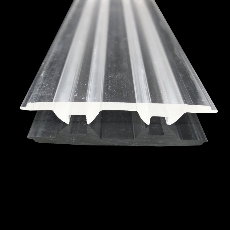 PMMA οπτικοί φακοί με διπλή σειρά και γραμμικοί φακοί φωτισμού, γωνίες δέσμης 30°/60°/90°, διαπερατότητα 89–92%, μοντέλο 7896