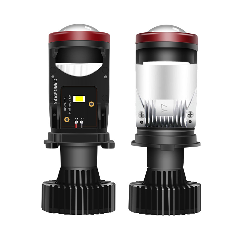 Y6D LED prednje svjetlo s dvostrukim snopom i H4 lećom, univerzalna kompatibilnost, 3800 lm, 60W, aluminijsko kućište