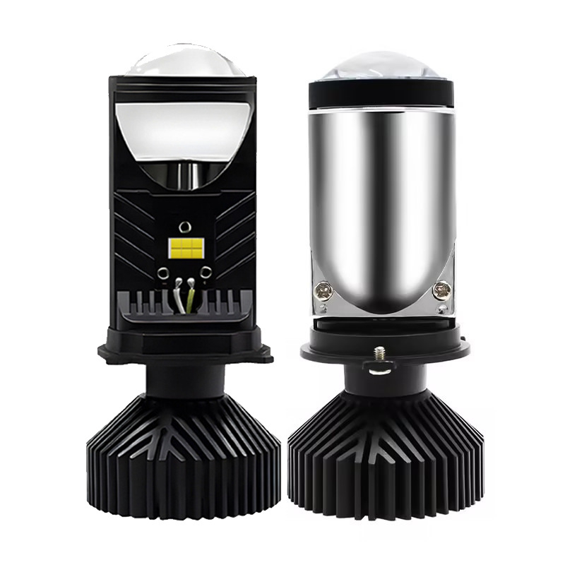 Y6D LED prednje svjetlo s dvostrukim snopom i H4 lećom, univerzalna kompatibilnost, 3800 lm, 60W, aluminijsko kućište