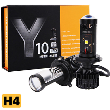 LED auto prednja svjetla s bifokalnom lećom, H4/H7 kompatibilno, 12V, IP67, 3800 lm