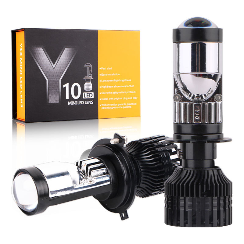 LED auto prednja svjetla s bifokalnom lećom, H4/H7 kompatibilno, 12V, IP67, 3800 lm