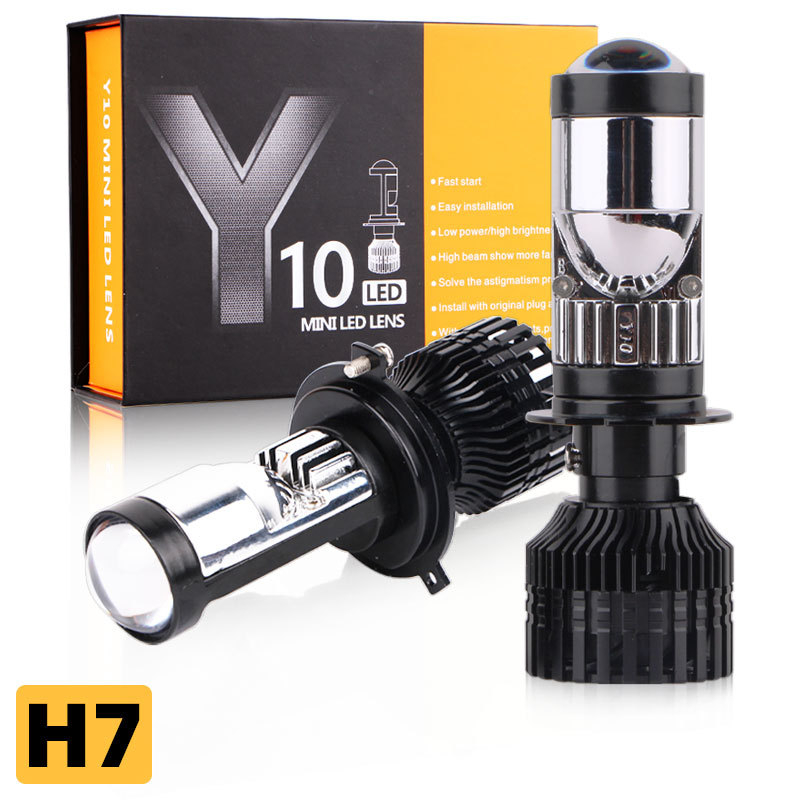 LED auto prednja svjetla s bifokalnom lećom, H4/H7 kompatibilno, 12V, IP67, 3800 lm