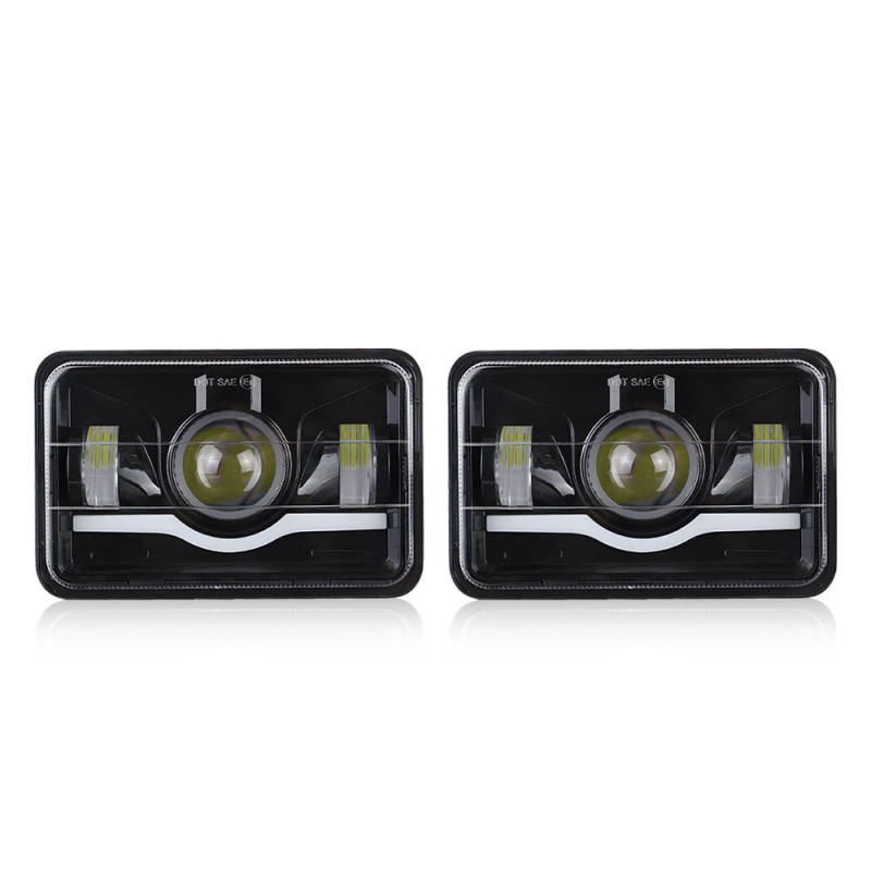 Off-road járművek első LED fénye, univerzális rögzítés, 12V, 45W, 4700LM, IP67, alumínium ház