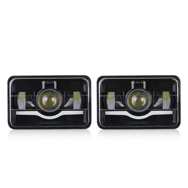 Off-road járművek első LED fénye, univerzális rögzítés, 12V, 45W, 4700LM, IP67, alumínium ház