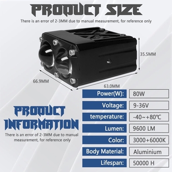 Faro s mrežom U29 60W 9-80V 12000lm
