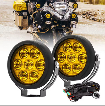 Motorkerékpár LED fényszóró YC-101, 70W, 12-60V, IP67, 6000 lm, 60000 h