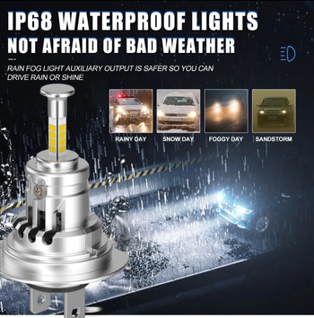 RD04-P LED autófényszóró izzó, 40W, 12V, 4000LM, IP56