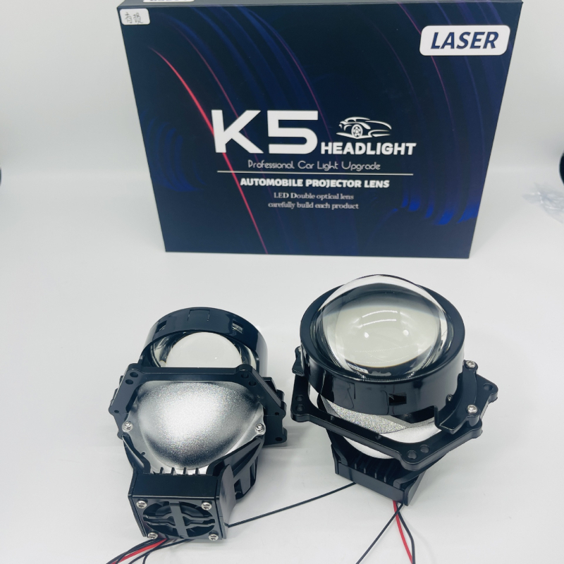 K5 3-inčni univerzalni LED far za automobile i motocikle, s bi-optičkim lećama, usmjeren laser, za visoku i nisku snop