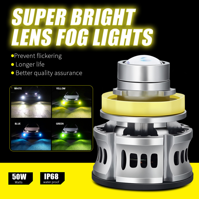 Automobilski LED far F3 - 55W, 12V, 8500LM, IP68