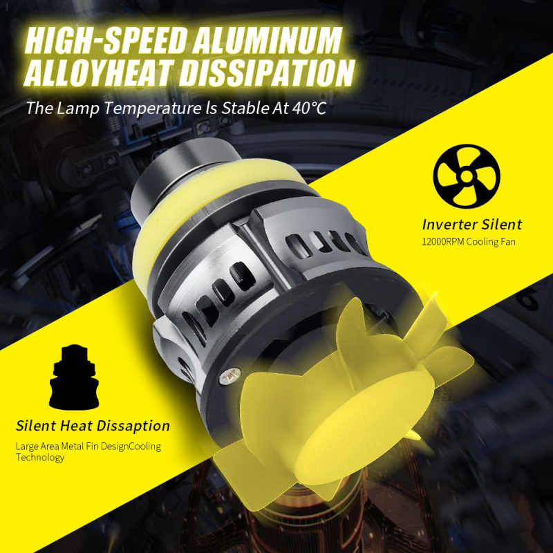 Automobilski LED far F3 - 55W, 12V, 8500LM, IP68