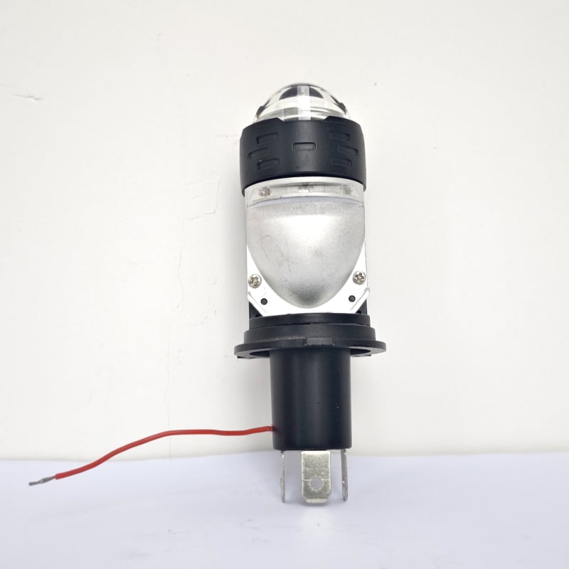 H4 LED automobilska svjetla s P5 matricom fisheye, integrirano daleko-blizu, devil eye, 45W, 12V, IP67, 5000-9000 lm
