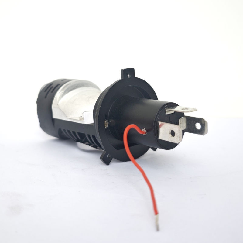H4 LED automobilska svjetla s P5 matricom fisheye, integrirano daleko-blizu, devil eye, 45W, 12V, IP67, 5000-9000 lm