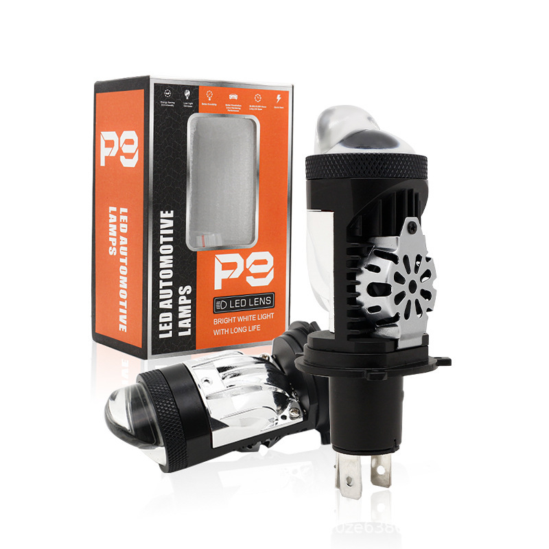 Auto LED far s lećom fish-eye, univerzalni H4, 12V, 60W, 6000LM, IP68