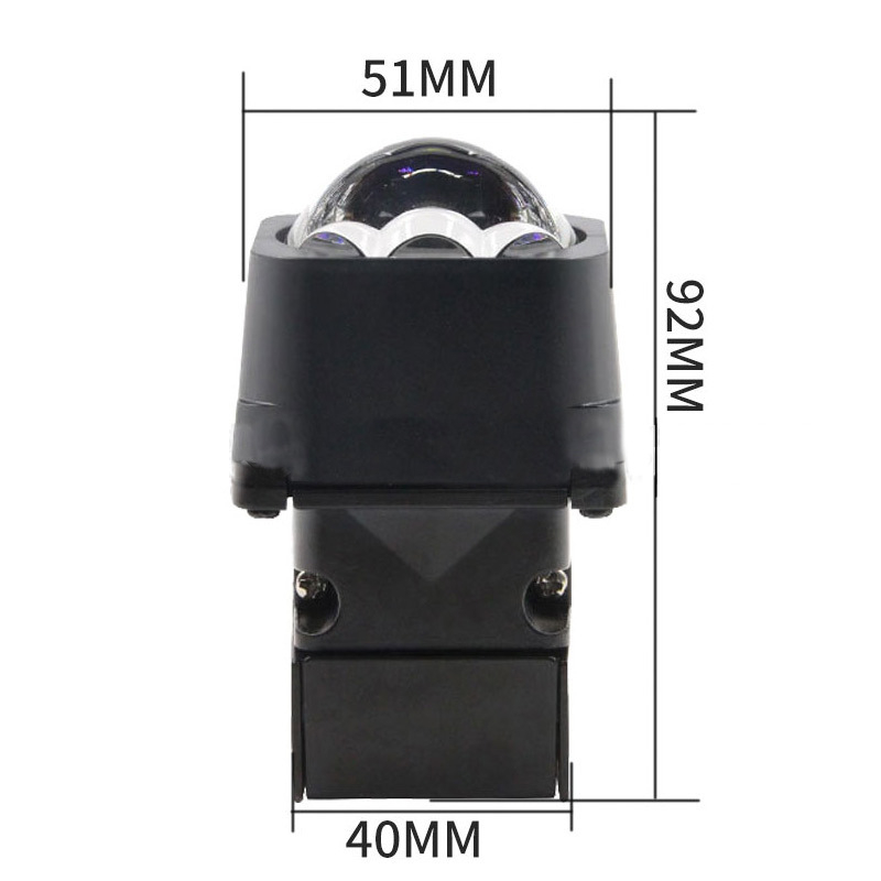 LED modul far s tri izravne matrice leće – 50W, 12V, 6000 lm, 30000 h