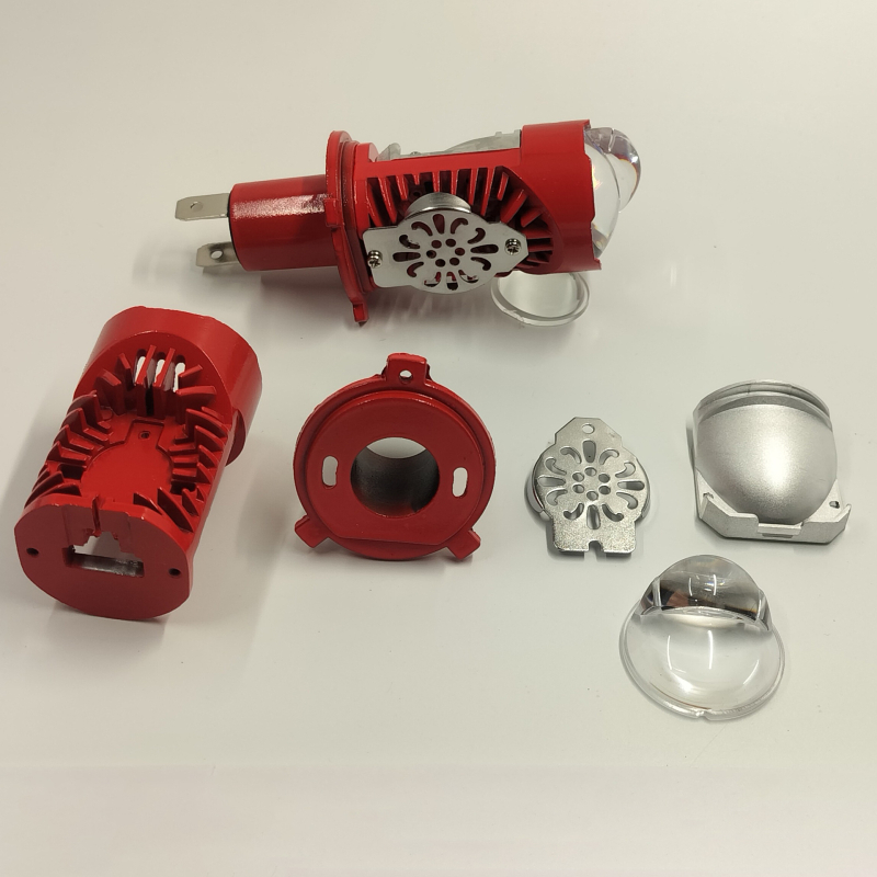 Automobilska LED laserska svjetla s lećom — 50W, 12V, aluminij, H4 komplet svjetala