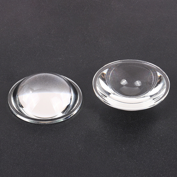 Κυρτός φακός γυαλιού για προβολείς αυτοκινήτων και προβολείς ομίχλης, μοντέλο TJ-85, διαφάνεια >90%, γωνία δέσμης 90°, λειτουργική θερμοκρασία -50 έως 500 °C