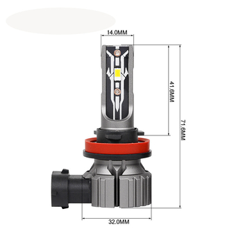 E2 LED autófényszóró | 60W, 12V, 10000 lm, IP68