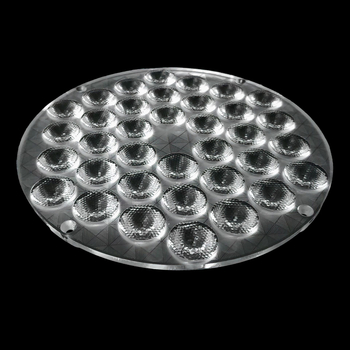 W-140-36 Head Plane Bead Lens LED μονάδα, PMMA σώμα, 25° ομαλός δέσμη / 30° δέσμη με χάντρα, διαπερατότητα φακού 82%, διαπερατότητα υλικού 92%, για LED φωτισμό