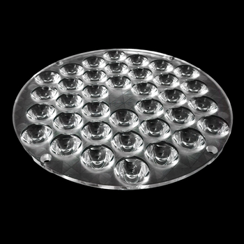 W-140-36 Head Plane Bead Lens LED μονάδα, PMMA σώμα, 25° ομαλός δέσμη / 30° δέσμη με χάντρα, διαπερατότητα φακού 82%, διαπερατότητα υλικού 92%, για LED φωτισμό