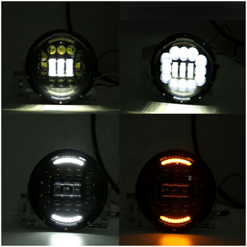 7-inčni Wrangler LED far, 15 LED, puni krug, za nadogradnju farova Jeep Wranglera