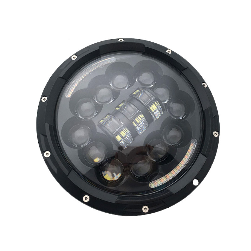 7-inčni Wrangler LED far, 15 LED, puni krug, za nadogradnju farova Jeep Wranglera