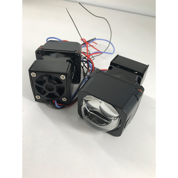 LED fényszóró lencsével, dupla közvetlen mátrix LED – 50W, 12V, 5000–7000 lm, élettartam 30 000 óra