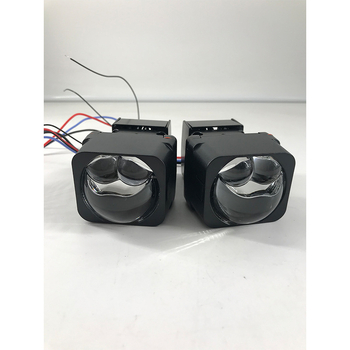 LED fényszóró lencsével, dupla közvetlen mátrix LED – 50W, 12V, 5000–7000 lm, élettartam 30 000 óra