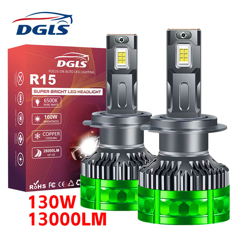 Auto LED prednja svjetla H79005 – LED čip s lećom, 130W, 12V, IP67, 5000–13000 lm, 50000 h