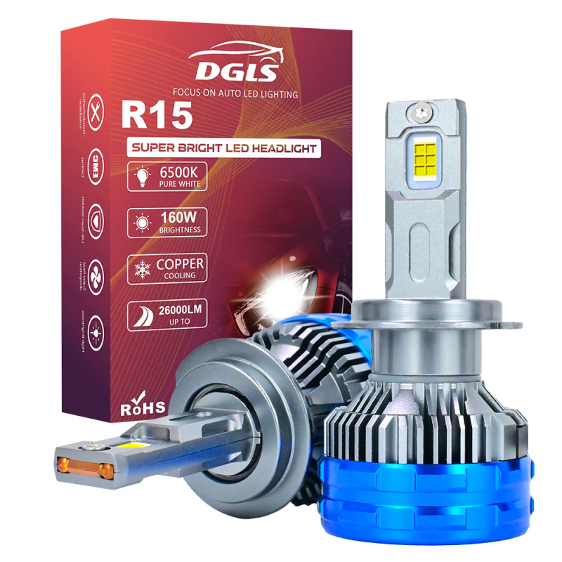 Auto LED prednja svjetla H79005 – LED čip s lećom, 130W, 12V, IP67, 5000–13000 lm, 50000 h