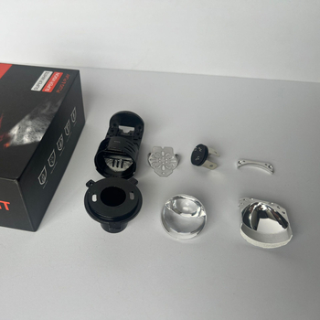 LED set za automobile H4 s dvostrukim lećama, aluminijsko kućište, 12V, 50W, univerzalna kompatibilnost