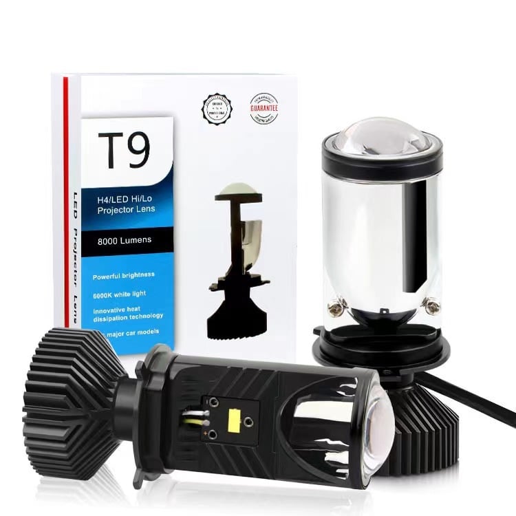 LED H4 svjetlo za motocikl s bifokalnom lećom (fish-eye), 9-36V, 6000 lm, vijek trajanja ≥30000 h