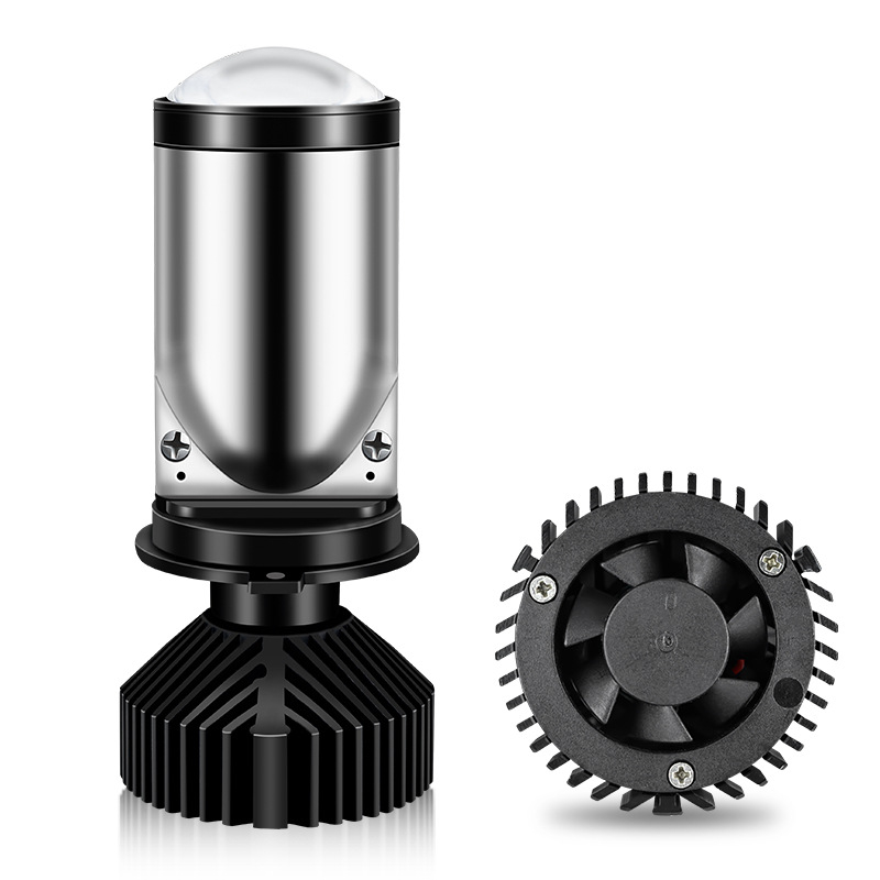 LED H4 svjetlo za motocikl s bifokalnom lećom (fish-eye), 9-36V, 6000 lm, vijek trajanja ≥30000 h