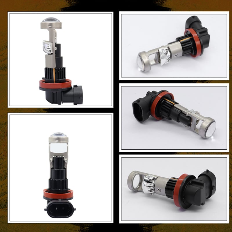 Automobilski LED far H4 s dvostrukim snopom, integrirano priključivanje, 6000LM, 12V, IP68
