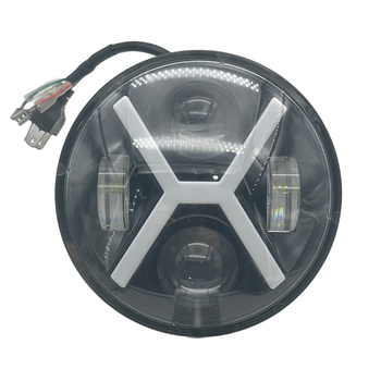 Harley Wrangler 5,75 hüvelykes LED fényszóró, 80W, 12-80V, IP67, élettartam 50 000 óra, ház alumínium-ötvözet + PC